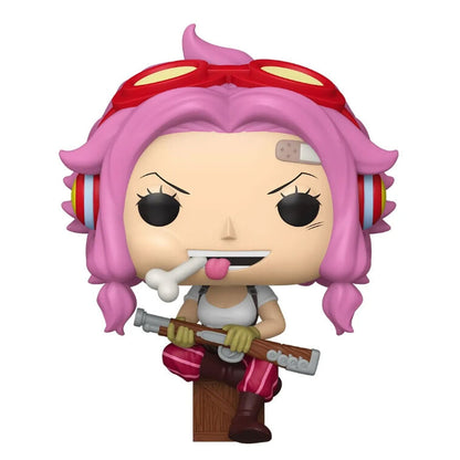 Figura Funko POP! de Ginny de One Piece con pelo rosa y auriculares