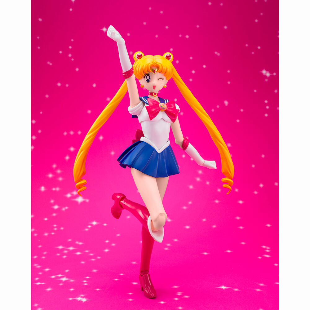 Figura articulada S.H.Figuarts de Sailor Moon con accesorios y base - 2