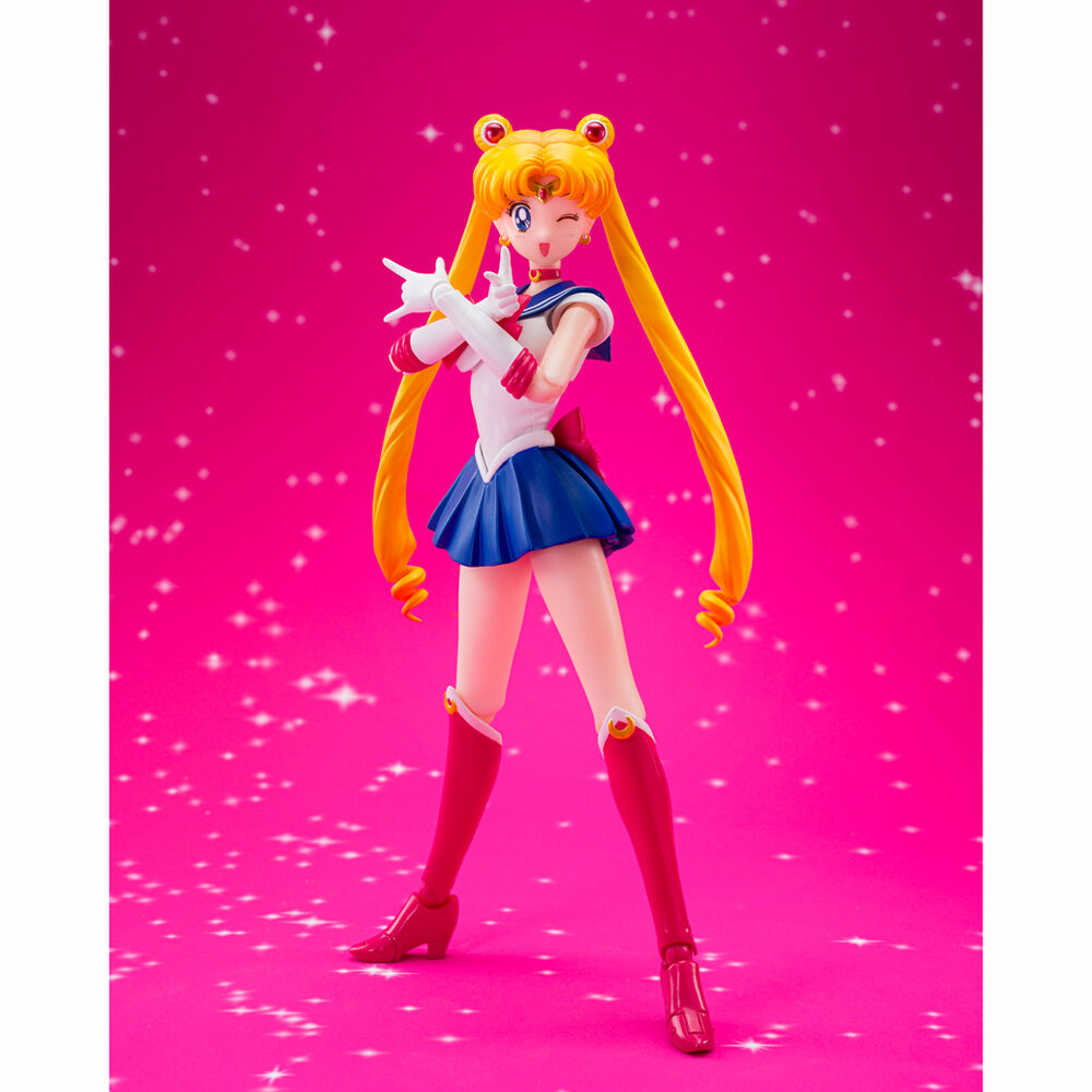 Figura articulada S.H.Figuarts de Sailor Moon con accesorios y base - 3
