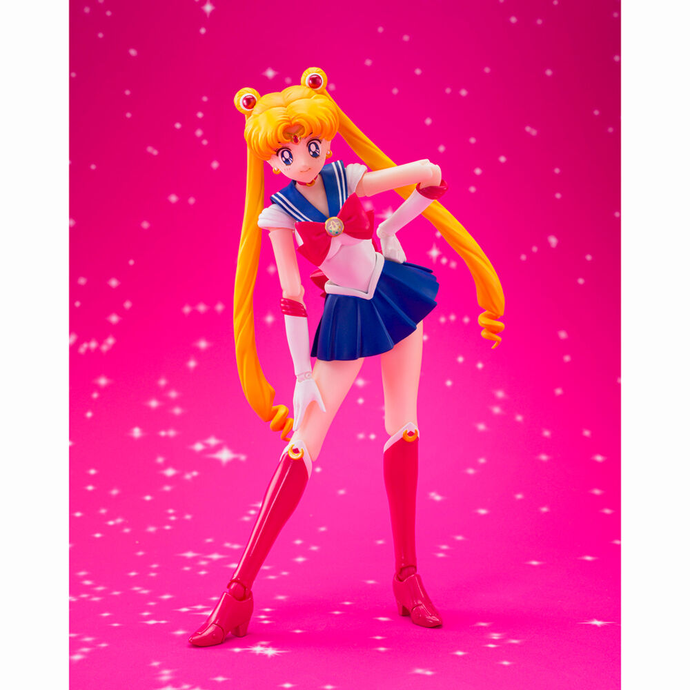 Figura articulada S.H.Figuarts de Sailor Moon con accesorios y base - 4