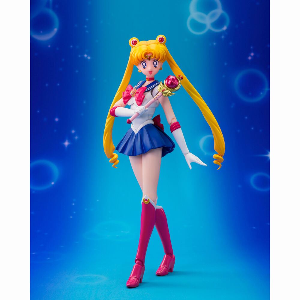 Figura articulada S.H.Figuarts de Sailor Moon con accesorios y base - 7