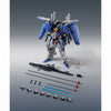 Figura Ex-S Gundam Side MS azul y blanca con arma y accesorios