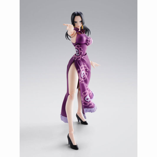 Figura articulada de Boa Hancock con vestido morado - 4