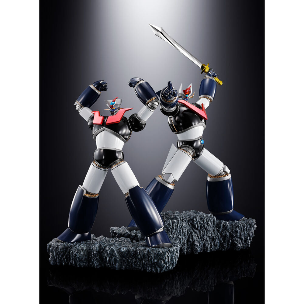 Figura Figuarts Zero Double Mazinger Z de 19,5 cm sobre base rocosa - 6