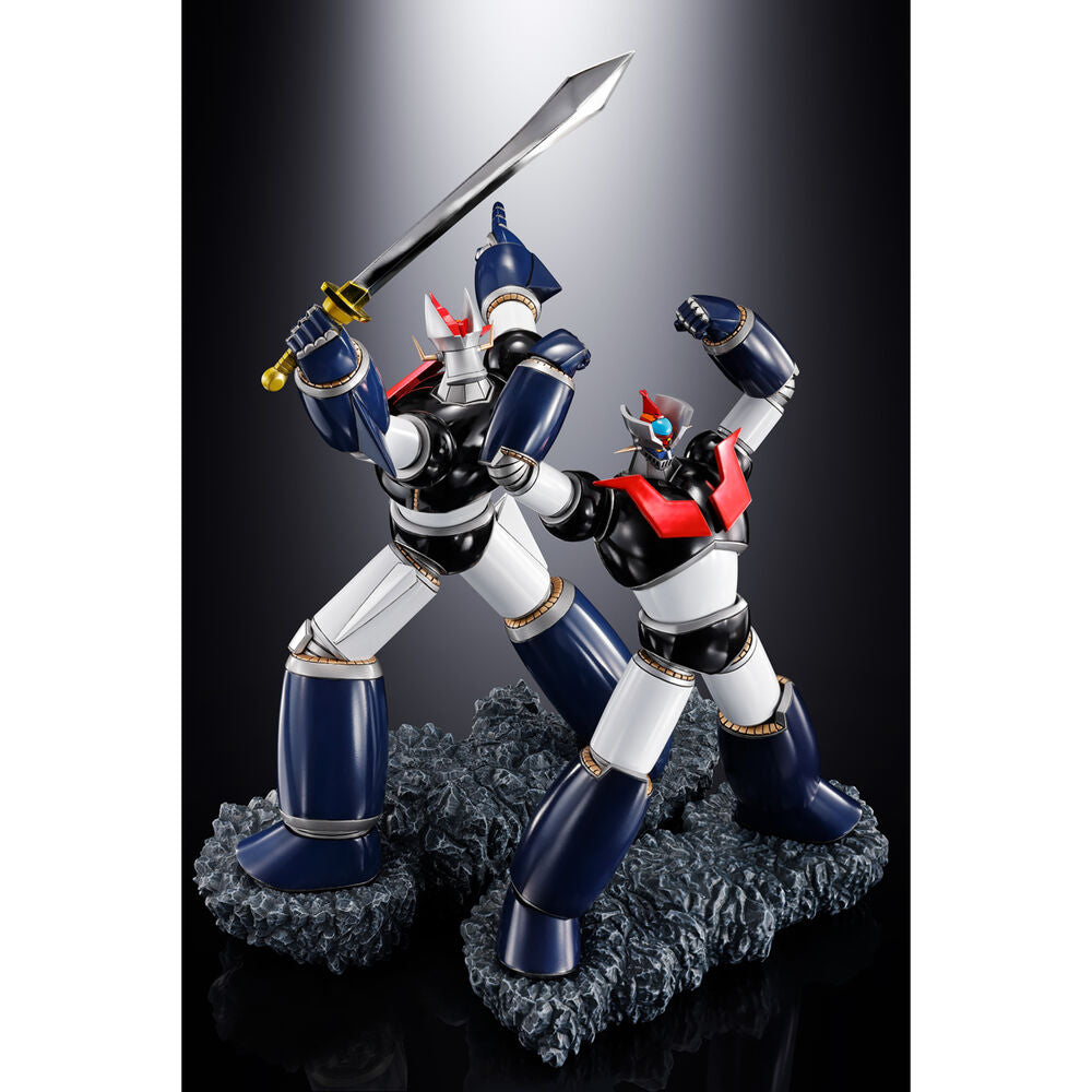 Figura Figuarts Zero Double Mazinger Z de 19,5 cm sobre base rocosa - 9