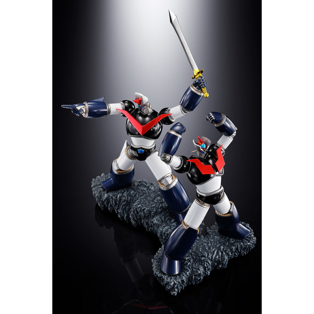 Figura Figuarts Zero Double Mazinger Z de 19,5 cm sobre base rocosa - 13