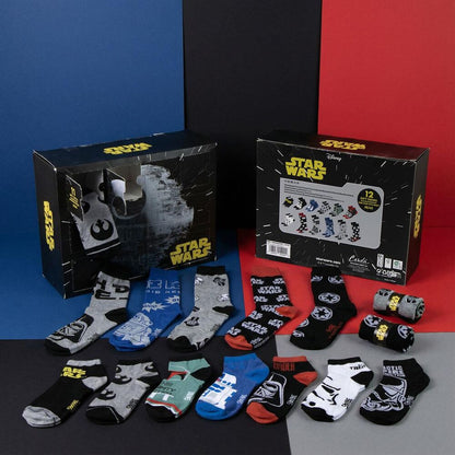 Pack de 12 pares de calcetines Star Wars CERDÁ en varios diseños - 4