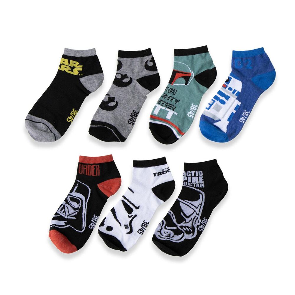 Pack de 12 pares de calcetines Star Wars CERDÁ en varios diseños - 2