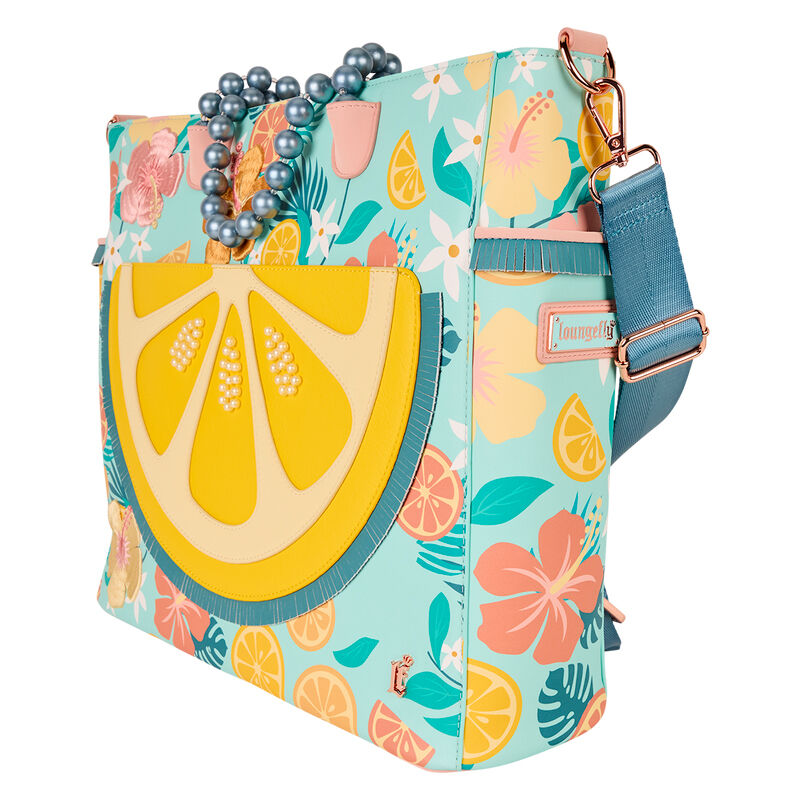 Bolso mochila Lemon Loungefly con estampado tropical y rodaja de limón - 2