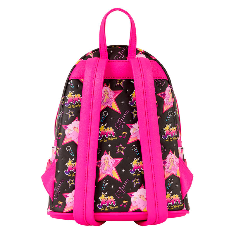 Mochila Loungefly de Jem and the Holograms en negro y rosa - 3