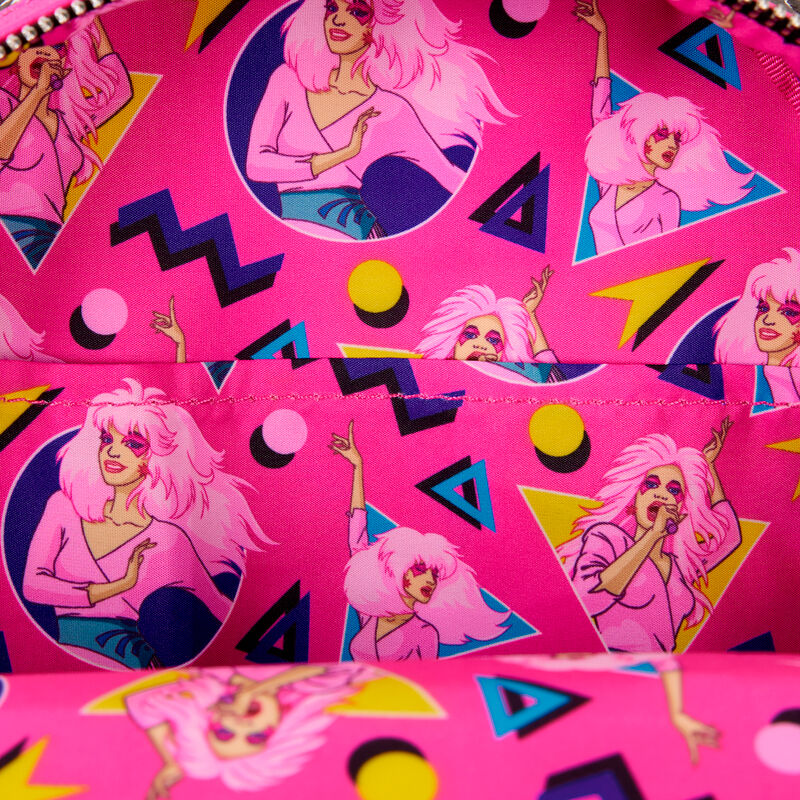 Mochila Loungefly de Jem and the Holograms en negro y rosa - 4