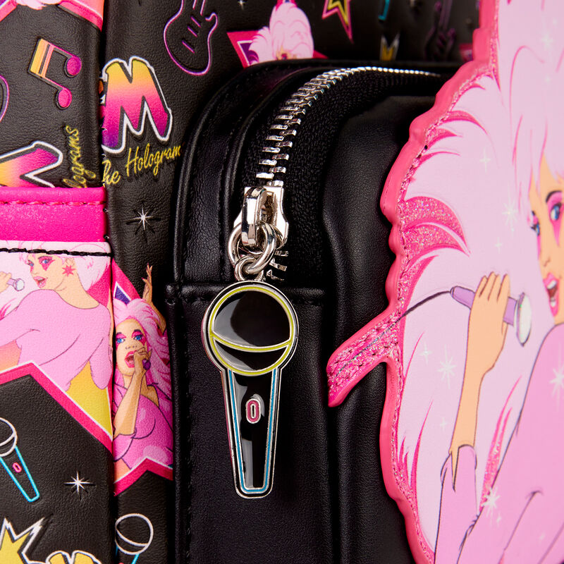 Mochila Loungefly de Jem and the Holograms en negro y rosa - 6
