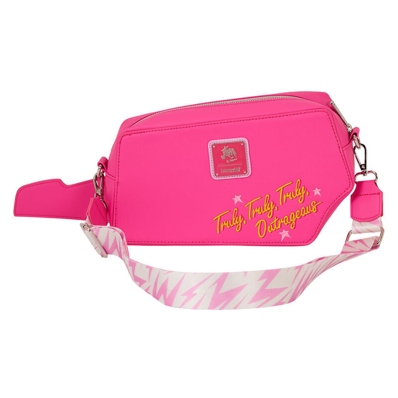 Bolso bandolera rosa Loungefly de Jem and the Holograms con teclado de piano - 4