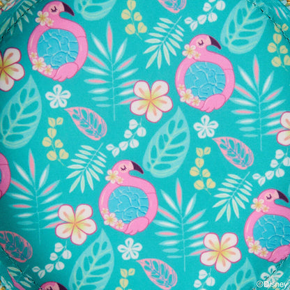 Bolso bandolera Tropical LOUNGEFLY con estampado de frutas y correa azul claro - 5
