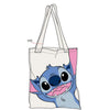 Bolsa tote de algodón Stitch Disney con ilustración frontal