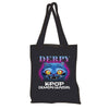Bolsa negra de algodón Derpy KPop Demon Hunters