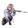 Figura Ichibansho de Bready con rifle, arrodillada y con atuendo blanco
