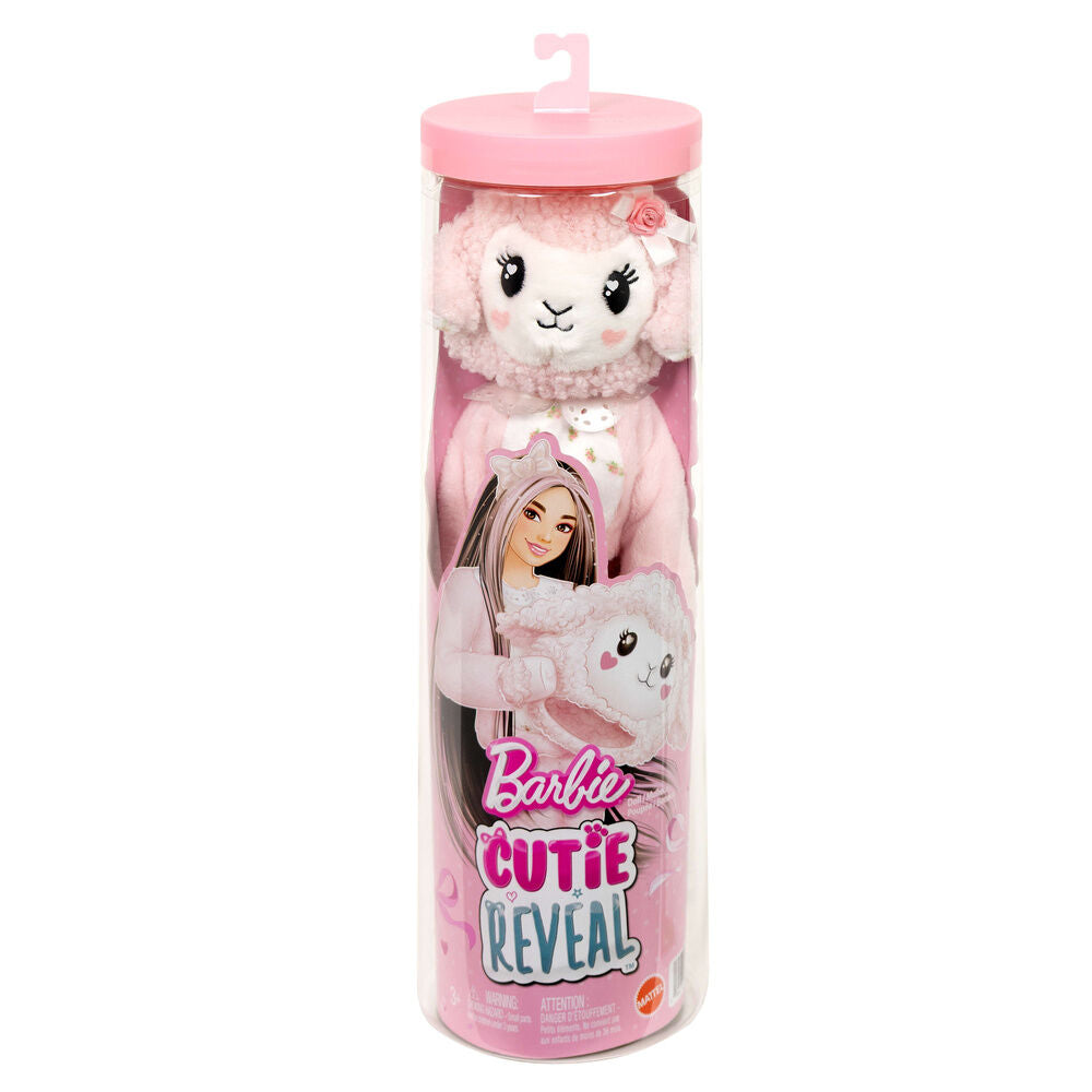 Muñeca Barbie Cutie Reveal Ovejita Rosa con disfraz y accesorios - 2