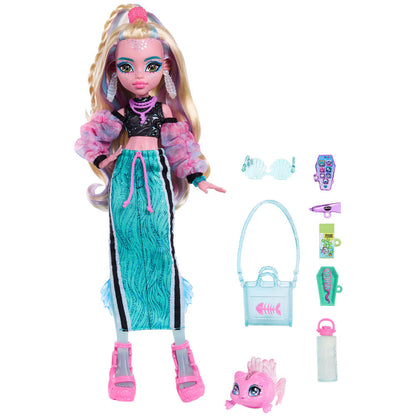 Muñeca Lagoona Blue de Monster High con Neptuna y accesorios marinos