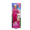 Muñeca Barbie astronauta con traje rosa y casco blanco
