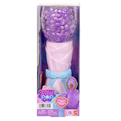 Muñeca Barbie Petal Pop Margarita Lila con conejito