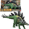 Figura verde de Stegosaurus Jurassic World con placas dorsales y cola con púas