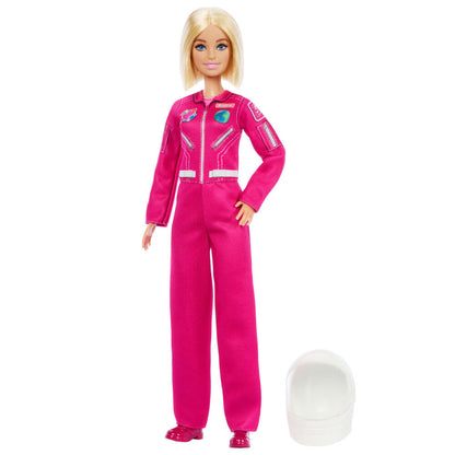 Muñeca Barbie astronauta con traje rosa y casco blanco - 2