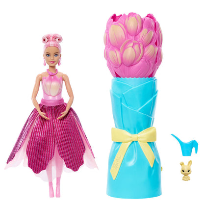 Muñeca Barbie Petal Pop Tulipán Rosa de MATTEL - 2