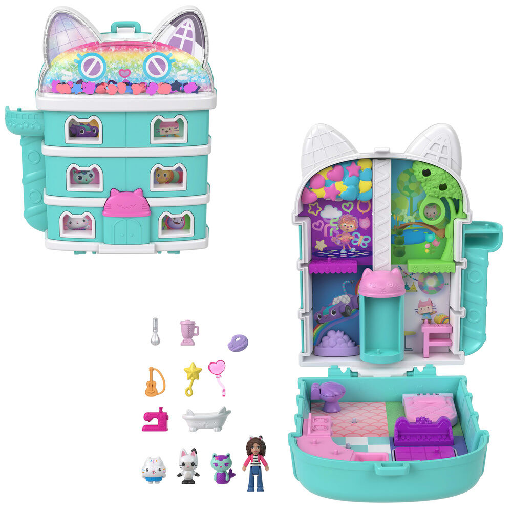 Cofre Polly Pocket de La Casa de Muñecas de Gabby con accesorios - 2