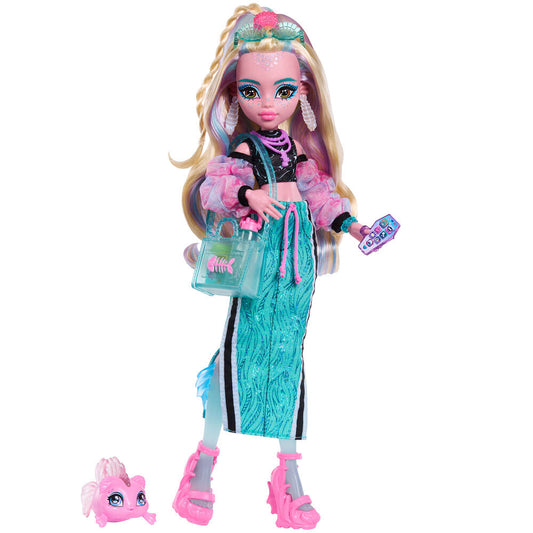Muñeca Lagoona Blue de Monster High con Neptuna y accesorios marinos - 2