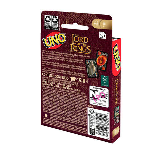 Juego de cartas UNO de El Señor de los Anillos de Mattel - 3