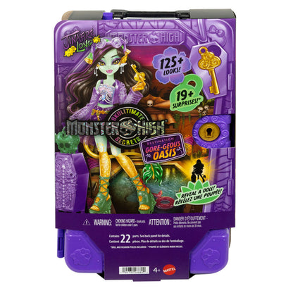 Muñeca Jinafire Long Monster High con maletín morado - 3