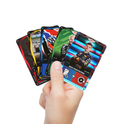 Caja del juego de cartas UNO Elite Formula 1 de Mattel - 4