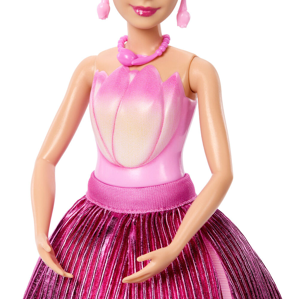 Muñeca Barbie Petal Pop Tulipán Rosa de MATTEL - 4