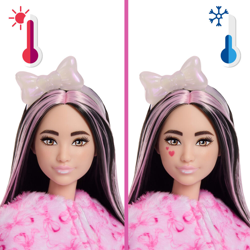 Muñeca Barbie Cutie Reveal Ovejita Rosa con disfraz y accesorios - 4