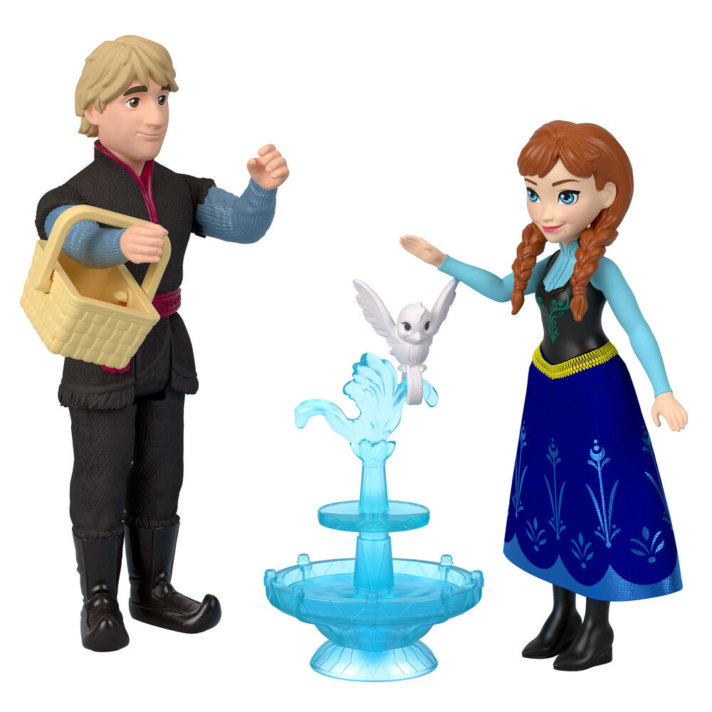 Set de figuras articuladas de Anna, Elsa, Olaf y Kristoff de Frozen - 4