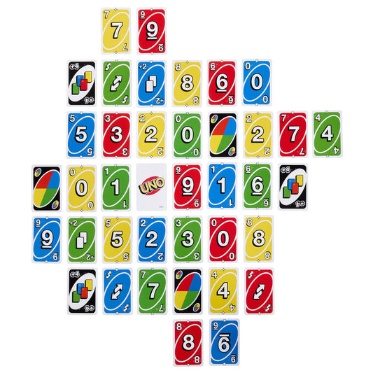 Caja del juego de cartas UNO Braille de MATTEL - 5