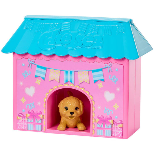 Muñeca Barbie Chelsea con perrito y conjunto de fiesta de cumpleaños - 5