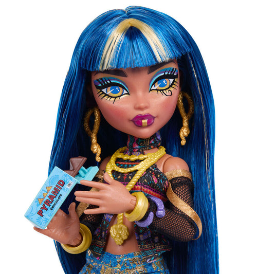 Muñeca Cleo De Nile de Monster High con serpiente Hissette y accesorios - 5
