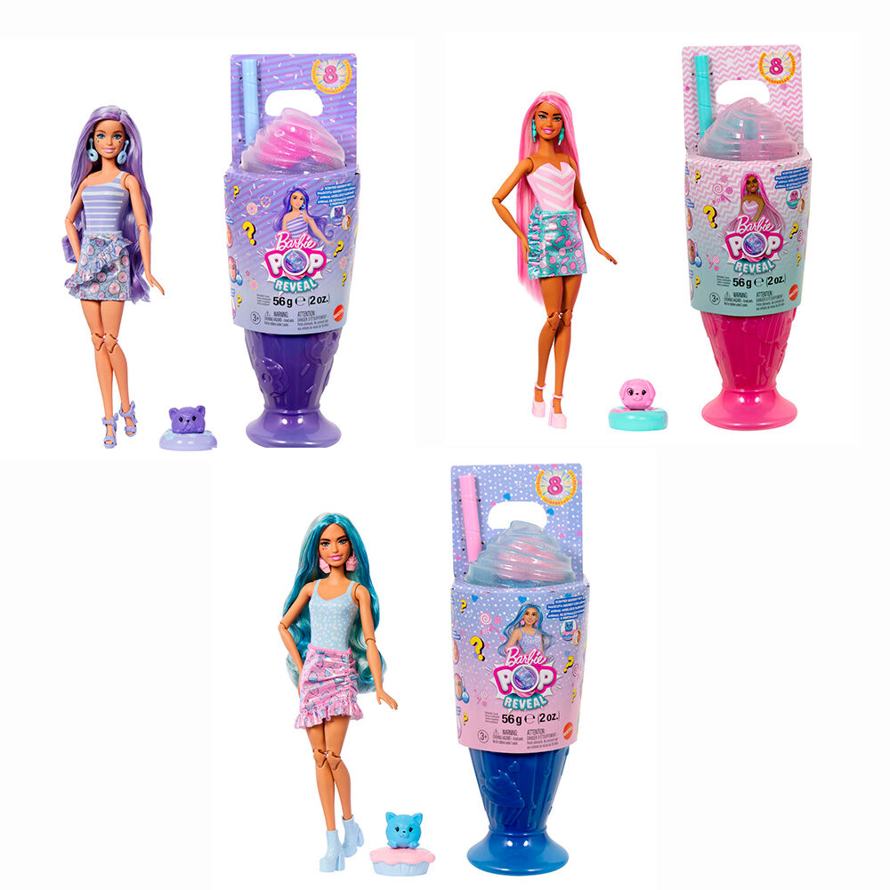 Muñecas Barbie Pop Reveal de la Colección Dulces con accesorios