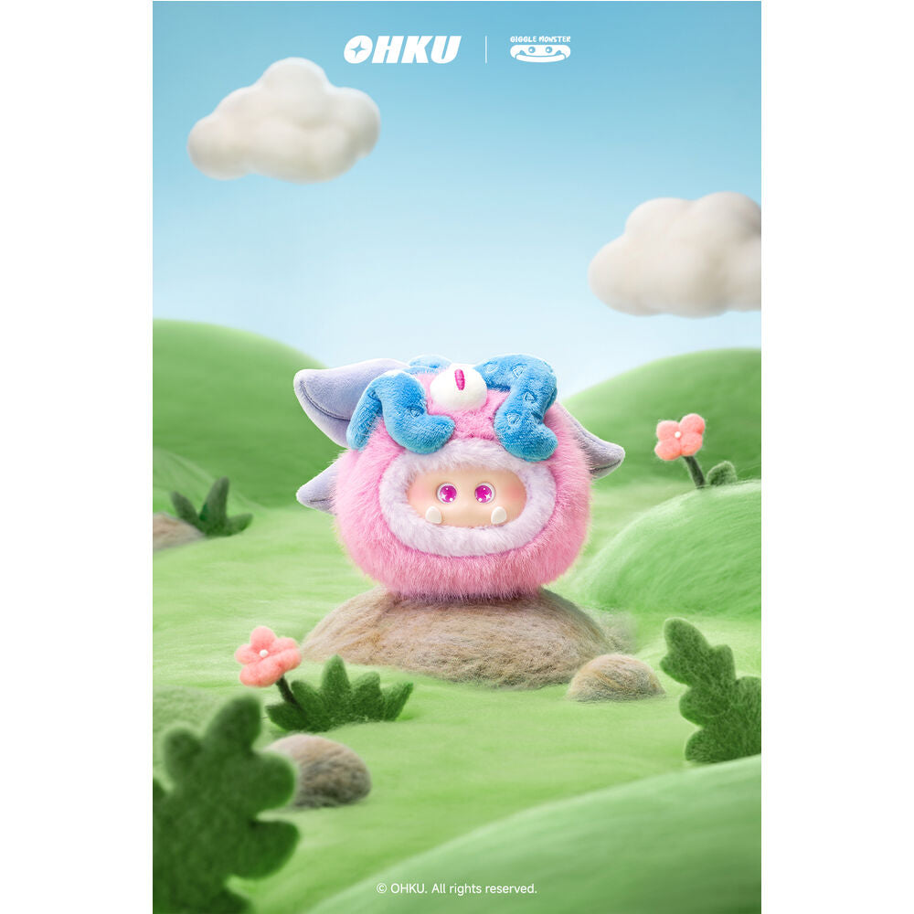 Muñecos sorpresa OHKU Sprout Story Giggle Monster de colores pastel - 6