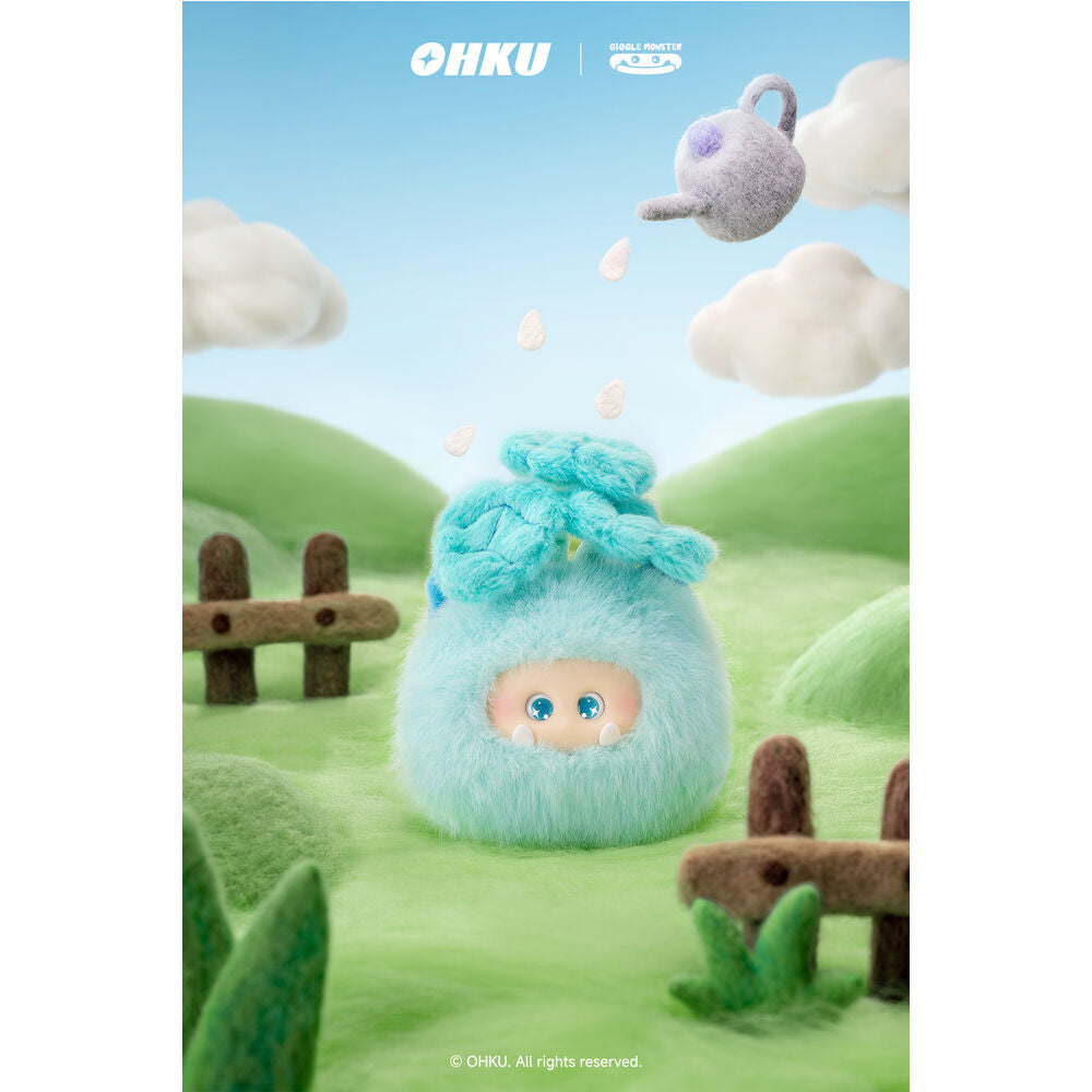 Muñecos sorpresa OHKU Sprout Story Giggle Monster de colores pastel - 11