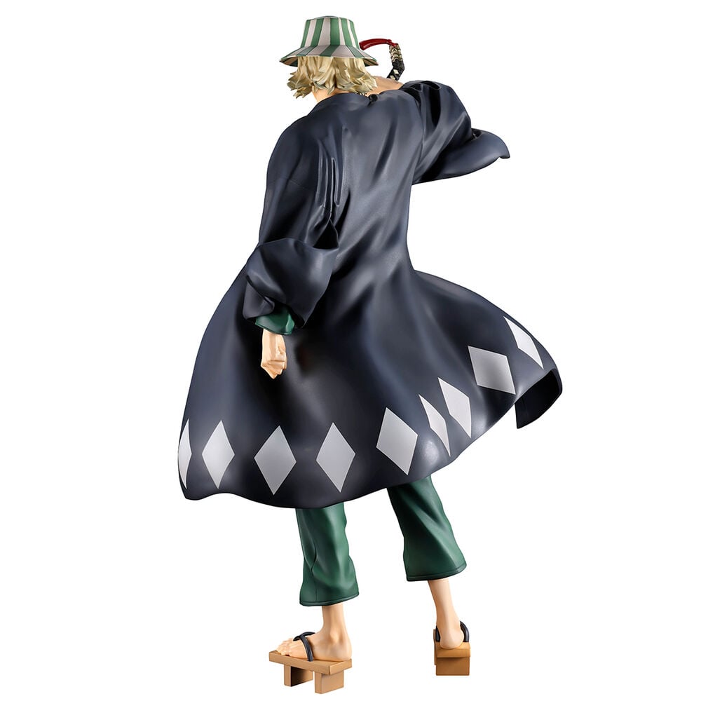 Figura de Kisuke Urahara de Bleach con espada y sombrero a rayas - 3