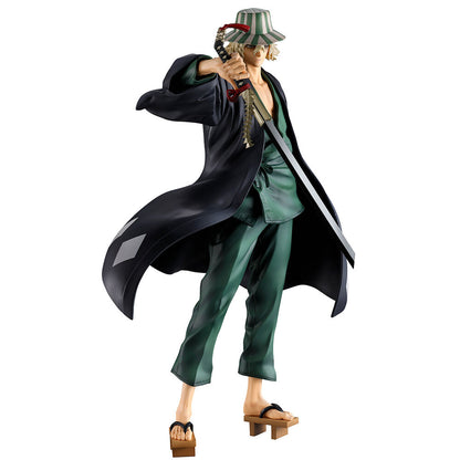 Figura de Kisuke Urahara de Bleach con espada y sombrero a rayas - 4