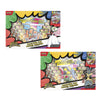 Blister Pokémon TCG Héroes Ascendentes con póster premium, modelos Mega-Gardevoir ex y Mega-Lucario ex