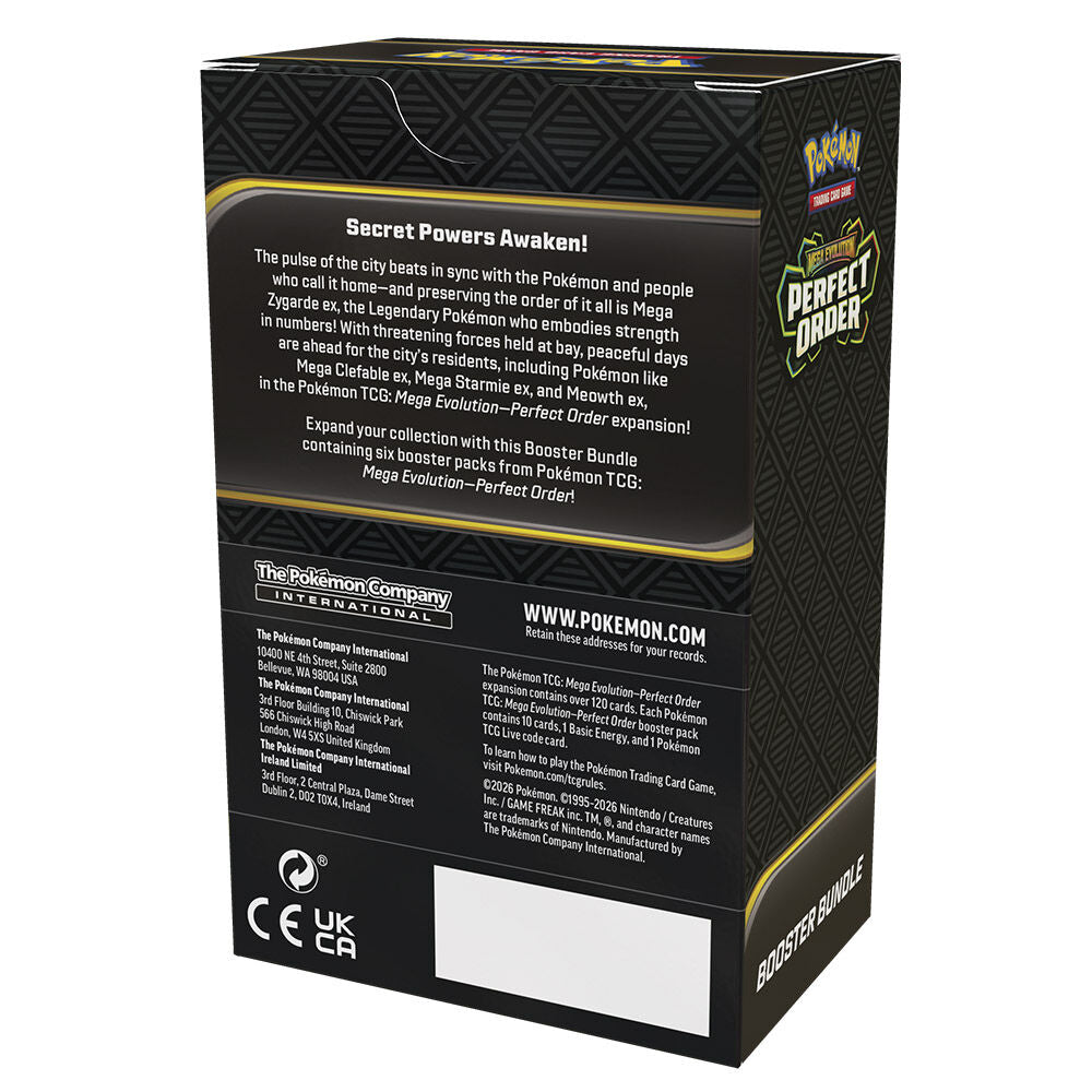 Caja Pokémon TCG Perfect Order Booster Bundle con 6 sobres - 2