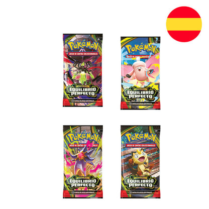 Sobre de cartas Pokémon Equilibrio Perfecto en español