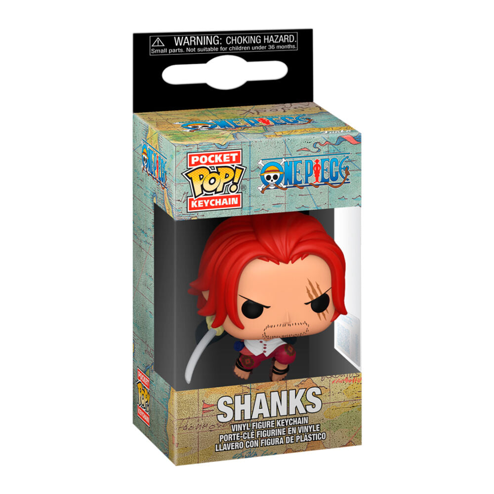 Llavero Funko Pocket POP de Shanks de One Piece con espada - 2
