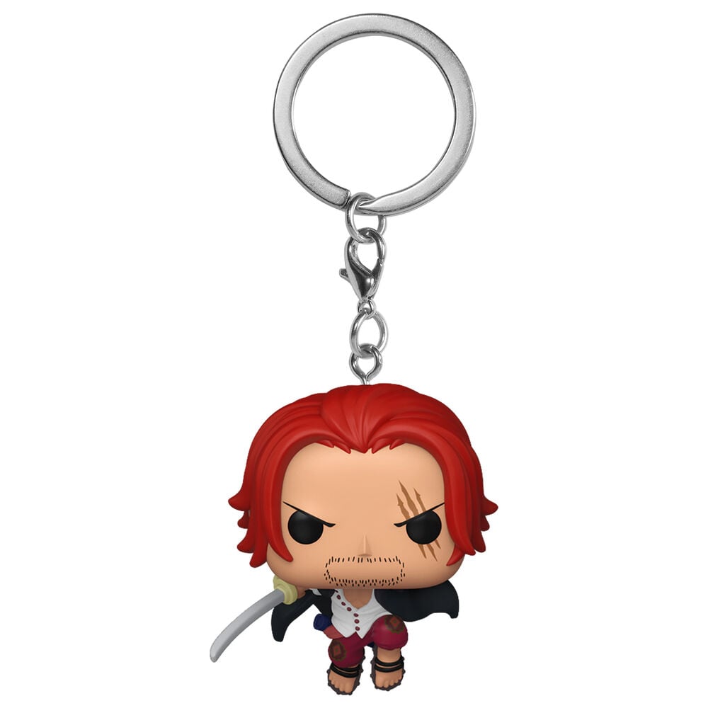 Llavero Funko Pocket POP de Shanks de One Piece con espada
