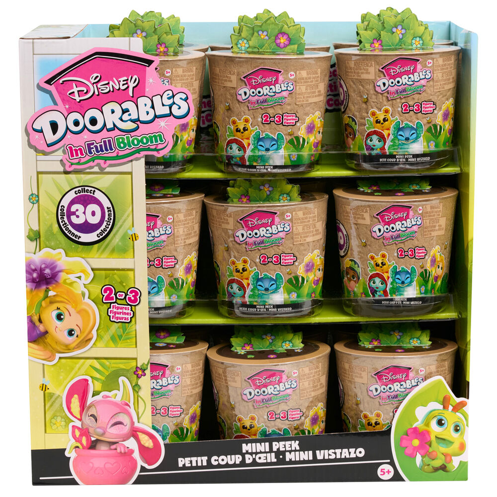 Figura sorpresa Disney Doorables Magic in Bloom con temática floral